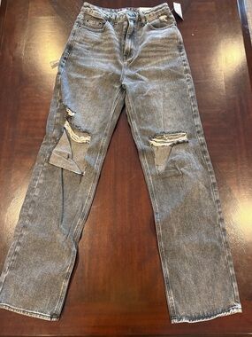 PacSun Gray Wash Straight Leg 90’s Boyfriend Jeans